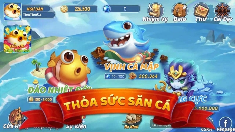 Giới thiệu sơ lược game Bắn cá Tiểu Tiên Cá